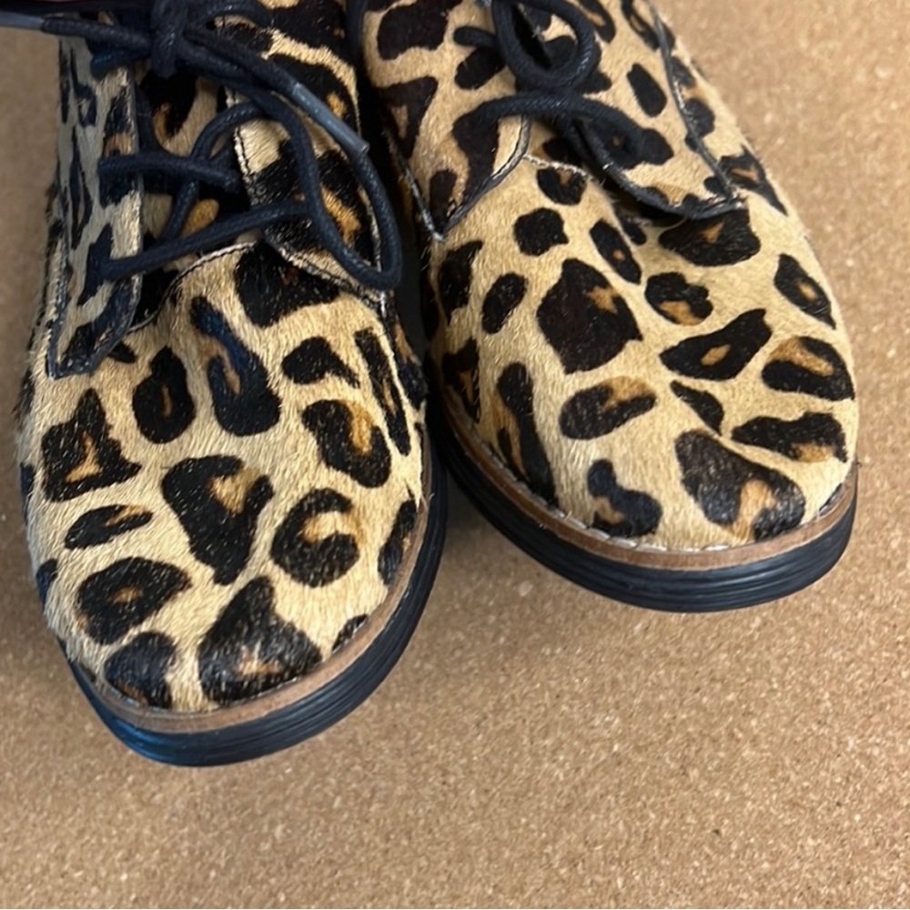 Cole Haan Grand Oxfords Calf Hair Animal Print Size 5.5 - Picture 6 of 8